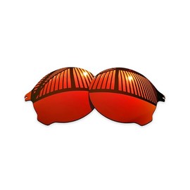 MYCOURAG UV Protection Polarized Replacement Lenses for Oakley Tailend OO4088 Sunglasses Frame - Fire Red Mirror Coated Polarized