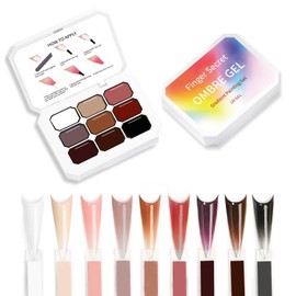 BEVINAS OMBRE Gel Nail Polish Kit - Soak Off UV/LED Gel for Gradient Nail Polish, 15-Day Shine,Chip-Free Salon Quality DIY Manicure (1)