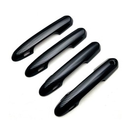 MEKOMEKO HGME-LSK Toyota New Crown Crossover Dedicated Door Handle Cover, Door Handle Cover, Door Panel, Garnish, Exterior, Nail Scratch Resistant, ABS Material, 4 PCS CROWN CROSSOVER TZSH35 AZSH35 September 2022 - [Carbon Style]