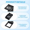 Wonvify Table Thread Counter Magnifying Glass Reading Magnifier Foldable Metal