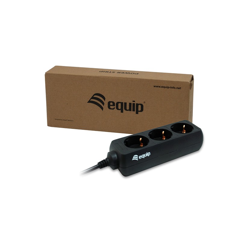 Equip Steckdosenleiste für USV 3-fach Euro Schuko 1,80 m, 333280