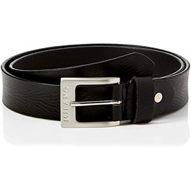 Milano Mens Full Grain Leather Belt - 1.25" (30mm) - Black and Brown # ML-2910 - Black, Large