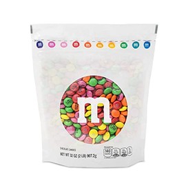 M&M’S WORLD Cinco De Mayo Milk Chocolate Candies, 2 Pounds of Assorted Colors With Cinco De Mayo Themed Icons, Resealable Pack for Parties, Celebrations, DIY Favors & More