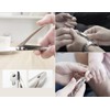 Nail clippers for thick nails, professional nail clippers with catcher,