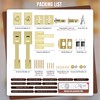 LOQRON Double Front Door Lock Set, Keyed Entry Front Door