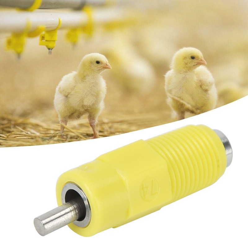 10Pcs Detachable Automatic Chicken Drinker Water Nipple Poultry Supplies for