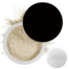 Blurring Setting Powder, Beauty Blurring Powder, Pink Setting Powder, Blurring Powder for All Skin Types, Water-proof and Long-lasting, Daily Make up (Beige)