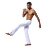 HamLen Men's Cool Ice Silk Yoga Pants Lounge Sleepwear Elastic