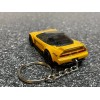 Unbranded Acura NSX Yellow Keychain Hot Wheels Matchbox 1990
