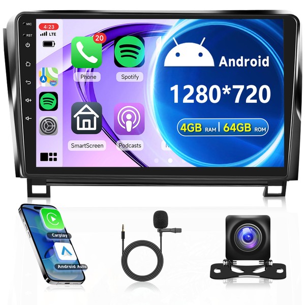 4G+64G for Toyota Tundra 2007-2013 Toyota Sequoia 2008-2019 Android Car