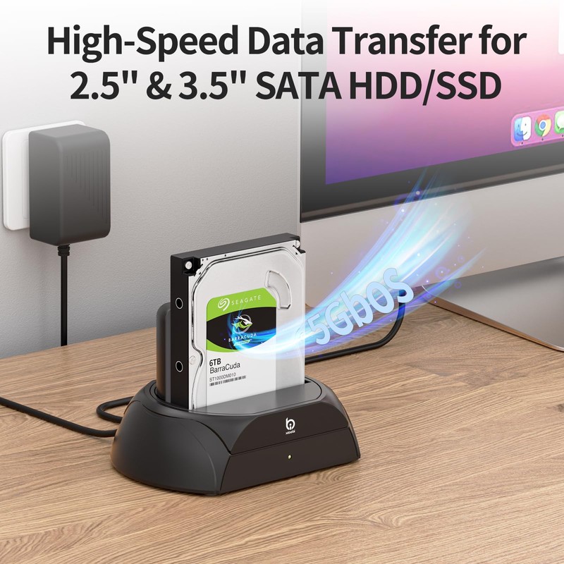 Hard Drive Docking Station, Pcie NVMe Adapter with Cooling Fan