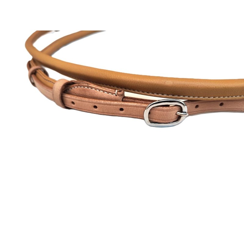 Leather Neck Ring Neck Strap Round for Horses Adjustable Colour