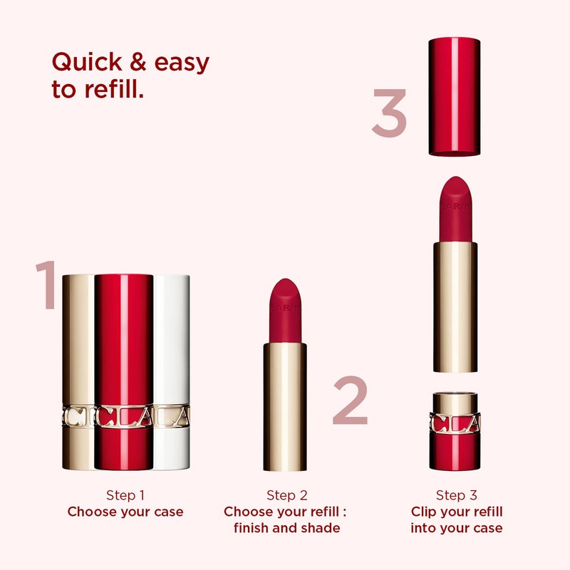 Clarins Joli Rouge Velvet Lipstick Refill 732 Grenadine 3.5g