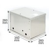 CNRAQR Complete Aluminum Battery Box Relocation Kit Universal Billet Race