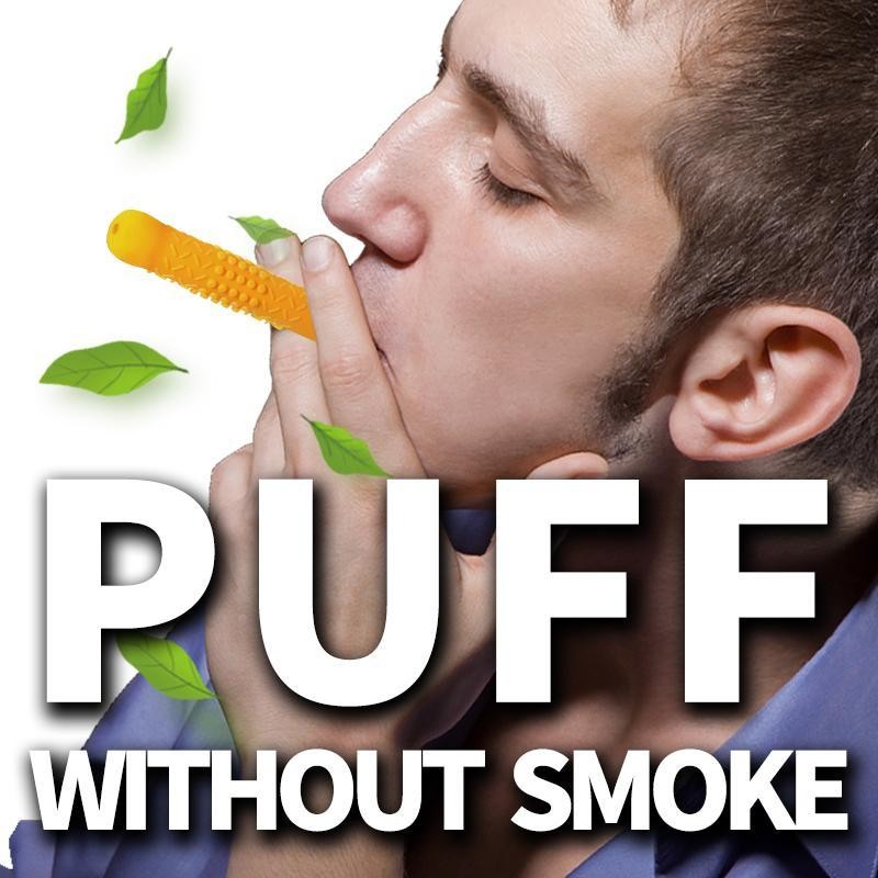 Chewing ventilation stick containing essential oils, used for natural focus