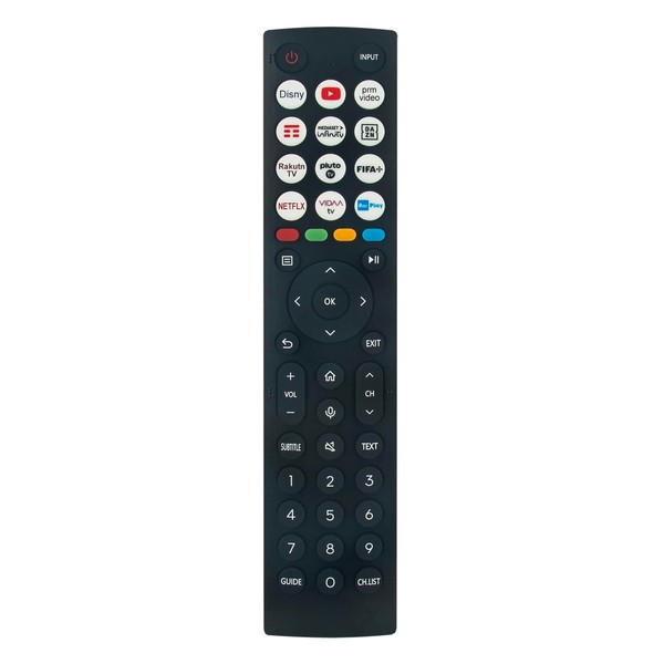 ERF2N36-0011 Replaced Remote Control Work for Hisense TV ERF3C8OH ERF3H8OH