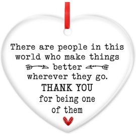 Thank You Gifts for Women, Friends - Friend Gifts for Women, Christmas, Appreciation Gifts for Coworker, Boss, Daughter, Son, Family - Teacher Gifts Ideas - Christmas Decorations Ornament