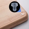 ANCIRS 56 Pcs Glass Top Table Bumpers with Stem, Anti