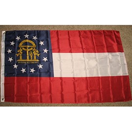 Ant Enterprises Georgia State Flag 3'x5' USA Banner
