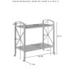 Crosley Kaplan Outdoor Metal Bar Cart