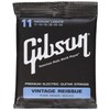 Gibson Gear Vintage Reissue Electric Guitar Strings, Medium (11-50)