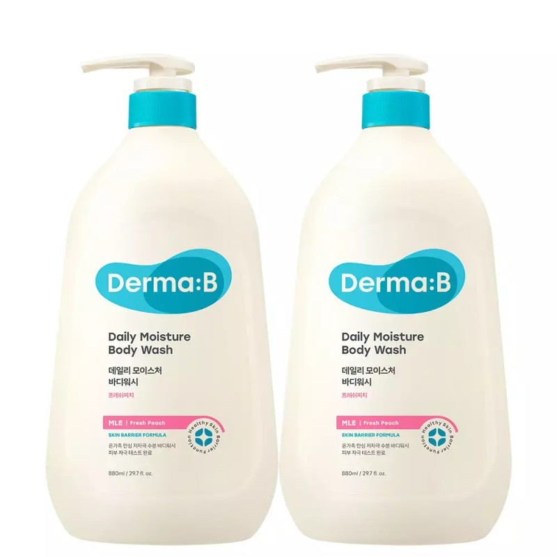 Dermave 더마비 데일리 모이스처 바디워시 프레쉬피치 880mlx2개 Dermabie Daily Moisture