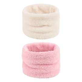 CVDYWDJIE 2 Stück Plüsch-Halstuch, Warmes Halstuch, Outdoor-Kälteschutzprodukte, Winter-Nackenschutz-Halstuch, Weiches Und Bequemes Halstuch