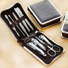 Stainless Steel Portable 9-Piece Nail Clipper Set Random 3ea