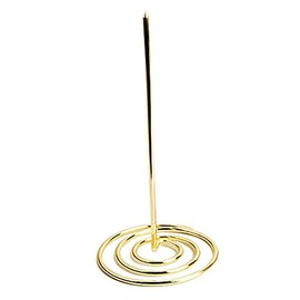 1 Piece Bill Fork Receipt Holder Fork Invoice Holder Check Bill Fork Receipt Note Spike Stick Memo Clip Invoice Bill Holders Receipts Check Bill Fork Straight Rod Paper Holder, Golden