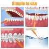 ULTECHNOVO 100piezas Cepillos Interdentales Para Limpieza De Brackets Herramienta De