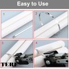 TERF® 20 Pcs Black Stainless Steel Cable Ties 290mm (11.42'')