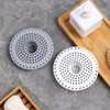 White Drain Hair Catcher Shower Drain Cover Hair Catcher Bathtub