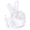 Neon Sign Light Innovative Victory Gesture Decorative Lamp USB Powered