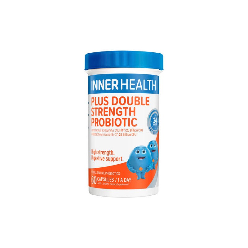 Inner Health Plus Double Strength Probiotic 60 Capsules