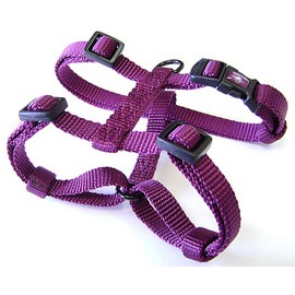 Hamilton CFA MDWN Adjustable Comfort Nylon Dog Harness, Wine, 3/4-Inch x 20-30-Inch