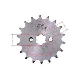 Motorcycle Engine Chain Sprocket Sprockets Small Replacement Teeth Against Sprocket for 50cc 70cc 90cc 110cc 125cc 140cc 160cc Dirt Pit Bike, Mini Bike, TaoTao, Roketa, Coolster, Sunl, ATV, Quad (428
