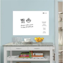 Wall Pops Large White Message Board, 36x24 Inch