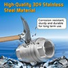 Boltigen 2 inch Spring Check Valve, 304 Stainless Steel CF8