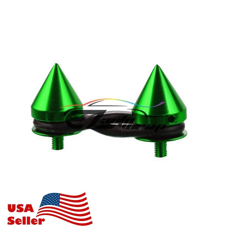 Black-Spike Spiked Quick Release Fasteners for Car Bumpers Trunk Fender
