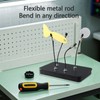 Model Painting Stand Base Holder & 12PCS Magnetic Bendable Alligator