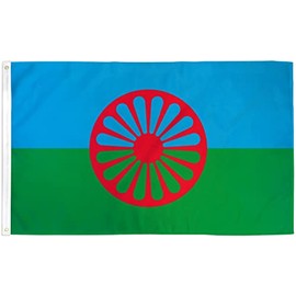 3x5FT Flag Gypsy Flag of the Romani People Roma O romanko