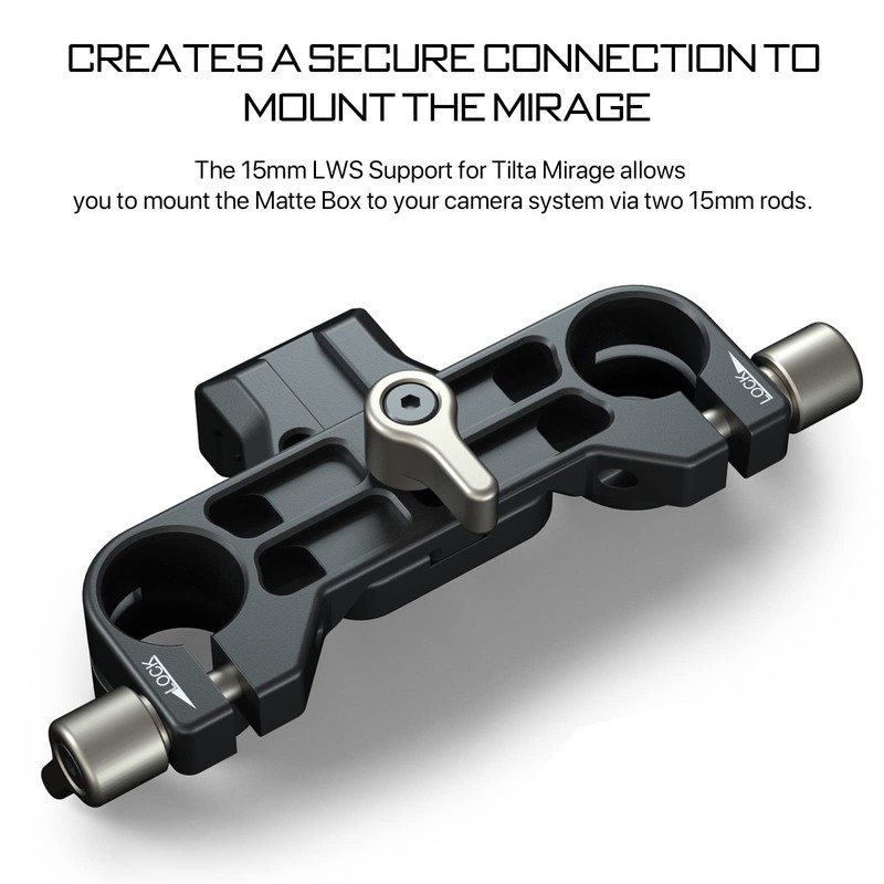 Tilta LWS Rod Support 15 mm for Tilta Mirage Matte