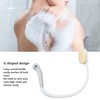 Curved Back Scrubber U Shaped Bendable Back Bath Brush with