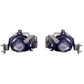 For Mitsubishi Montero 1998-2000 Fog Light Assembly Pair Driver and Passenger Side MI2592108 MI2593108