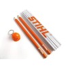 Carpenter's Pencil, 2 Pieces, 1 Ruler, Meter, 1 Key Fob Helmet Stihl