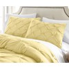 TRP 7 Piece Pintuck Comforter Set Queen, Pinch Pleated Classic