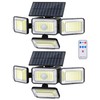 Mokot Solar Lights Outdoor, 288 LED 2800LM Motion Sensor Outdoor
