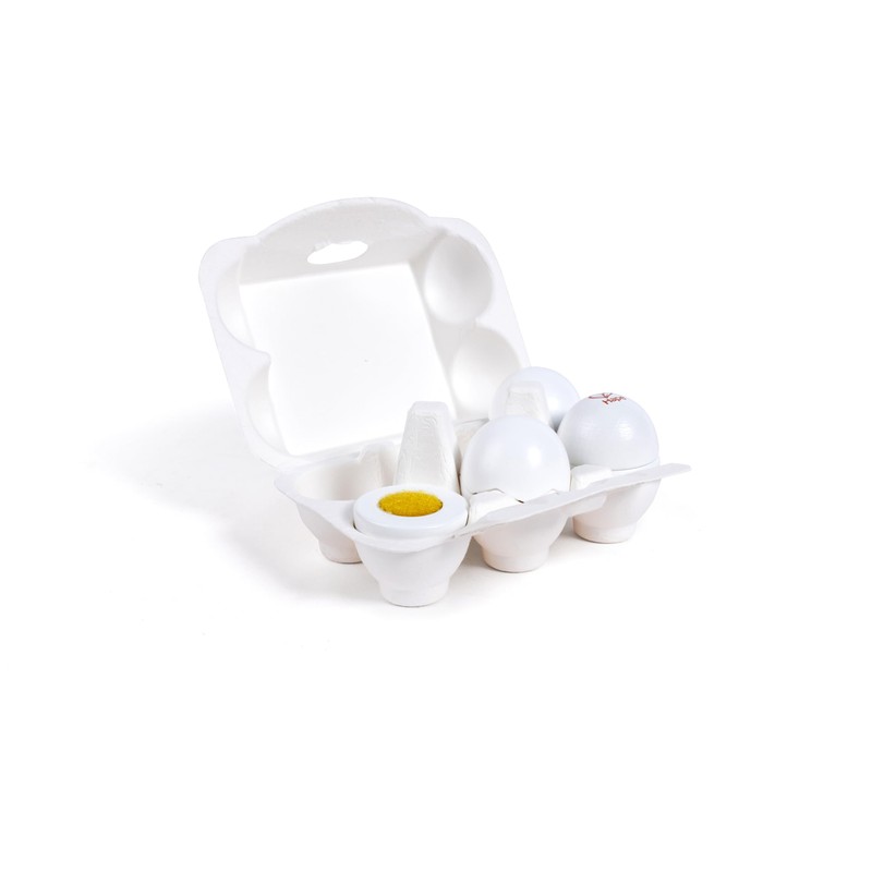 Hape Cartone delle Uova | 3 Uova Sode con Guscio