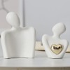 Lyaciomn Mini Couple Statue Home Decor Knick Knacks Couples Love