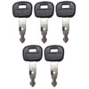 5 Pack Keys for Kubota Mini Excavator, Backhoe, Skid Steer,